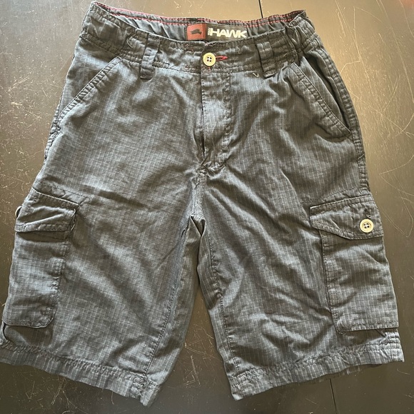 Tony Hawk Black Pin Striped Cargo Shorts Boys Size 12 - Picture 10 of 10
